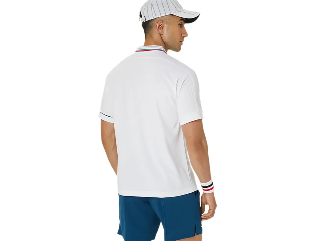 men_classic_poloshirt_1.webp ASICS Kleding | Shirts met korte mouwen>MEN CLASSIC POLO-SHIRT Brilliant White