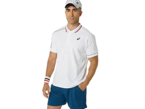 ASICS Kleding | Shirts met korte mouwen>MEN CLASSIC POLO-SHIRT Brilliant White