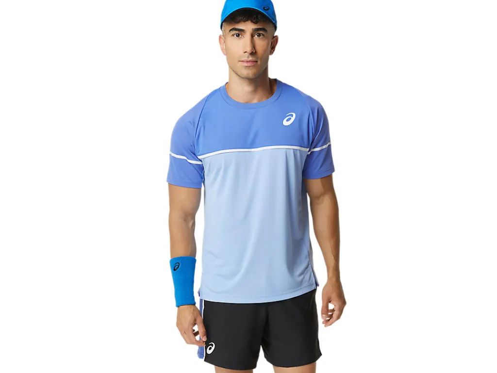 men_game_ss_top_0-1.webp ASICS Kleding | Shirts met korte mouwen>MEN GAME SS TOP Sapphire