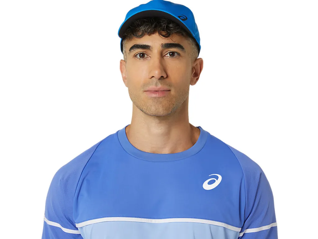 men_game_ss_top_4-1.webp ASICS Kleding | Shirts met korte mouwen>MEN GAME SS TOP Sapphire