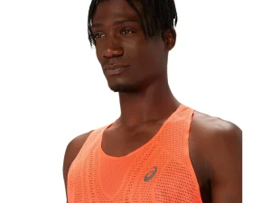 ASICS Hardlopen | Kleding>METARUN SINGLET Sunrise Red
