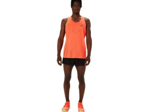 ASICS Hardlopen | Kleding>METARUN SINGLET Sunrise Red