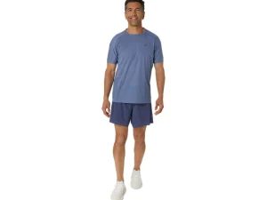 ASICS Kleding | Hardlopen>METARUN SS TOP Denim Blue