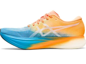ASICS Run faster | METASPEED™>METASPEED EDGE+ Island Blue/Orange Pop