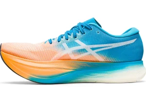 ASICS Run faster | METASPEED™>METASPEED SKY+ Orange Pop/Island Blue