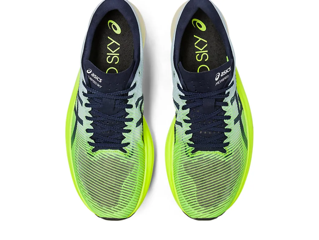 metaspeed_sky_5-2.webp ASICS Run faster | METASPEED™>METASPEED SKY+ Hazard Green/Sky