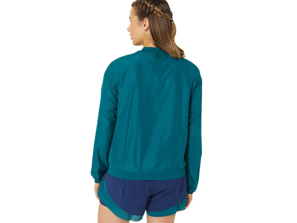 nagino_tennis_bomber_jack_1.webp ASICS Kleding | Jassen en vesten>NAGINO TENNIS BOMBER JACKET Rich Teal