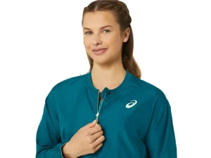 ASICS Kleding | Jassen en vesten>NAGINO TENNIS BOMBER JACKET Rich Teal