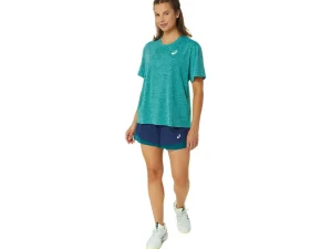 ASICS Kleding | Shorts>NAGINO TENNIS 3.5IN 2-N-1 LAYER SHORT Blue Expanse/Rich Teal
