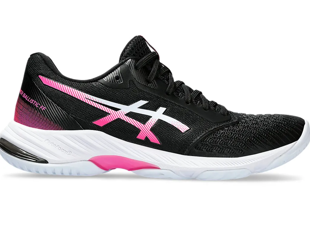 netburner_ballistic_ff__0-3.webp ASICS Netbal | Squash & badminton>NETBURNER BALLISTIC FF 3 Black/Hot Pink