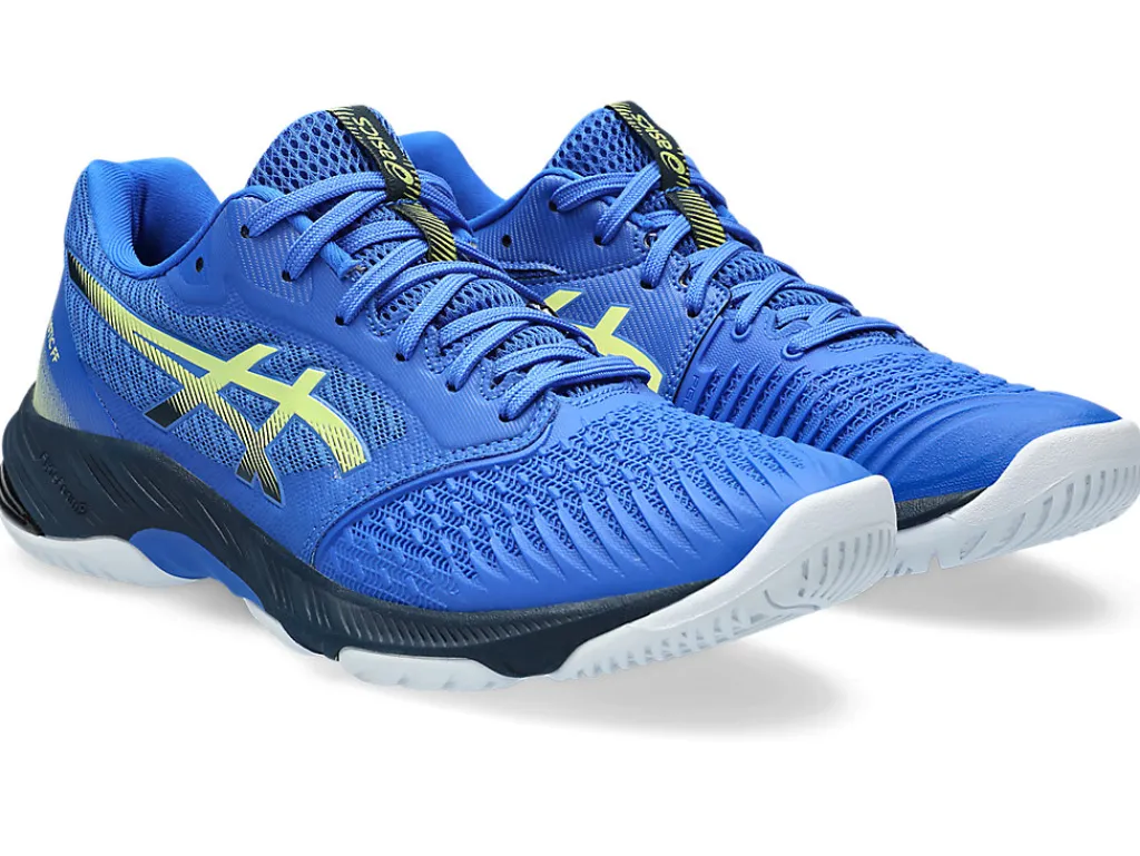 netburner_ballistic_ff__1-2.webp ASICS Netbal | Squash & badminton>NETBURNER BALLISTIC FF 3 Illusion Blue/Glow Yellow