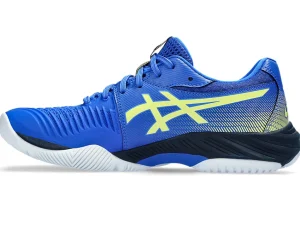 ASICS Netbal | Squash & badminton>NETBURNER BALLISTIC FF 3 Illusion Blue/Glow Yellow