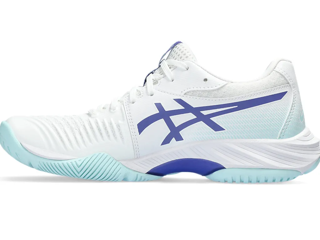 netburner_ballistic_ff__3-4.webp ASICS Netbal | Squash & badminton>NETBURNER BALLISTIC FF 3 White/Blue Violet