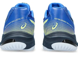 ASICS Netbal | Squash & badminton>NETBURNER BALLISTIC FF 3 Illusion Blue/Glow Yellow