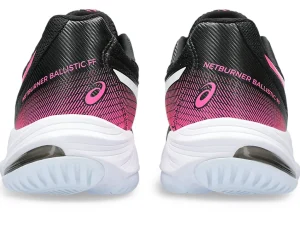 ASICS Netbal | Squash & badminton>NETBURNER BALLISTIC FF 3 Black/Hot Pink