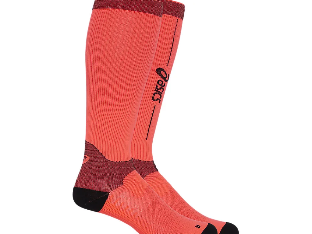 performance_run_compressi_0.webp ASICS Hardlopen | Sokken>PERFORMANCE RUN COMPRESSION SOCK Sunrise Red
