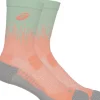 ASICS Kleding | Sokken>PERFORMANCE RUN SOCK CREW Bright Sunstone/Mint Tint