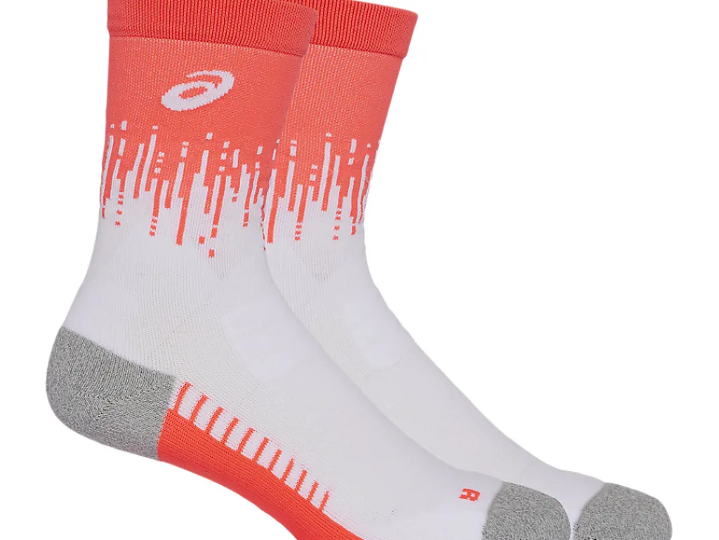 performance_run_sock_crew_0.webp ASICS Sokken | Accessoires>PERFORMANCE RUN SOCK CREW Sunrise Red/Brilliant White