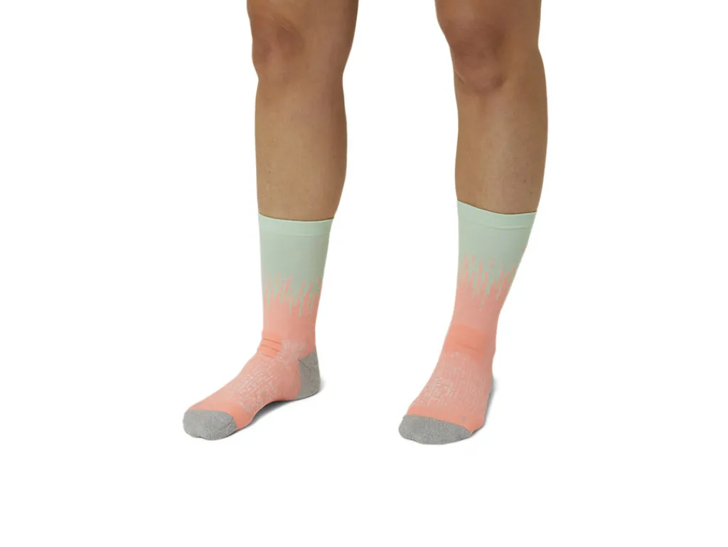 performance_run_sock_crew_3-7.webp ASICS Kleding | Sokken>PERFORMANCE RUN SOCK CREW Bright Sunstone/Mint Tint