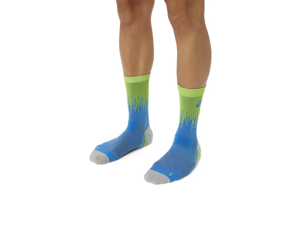 performance_run_sock_crew_3-8.webp ASICS Kleding | Hardlopen>PERFORMANCE RUN SOCK CREW Waterscape/Electric Lime
