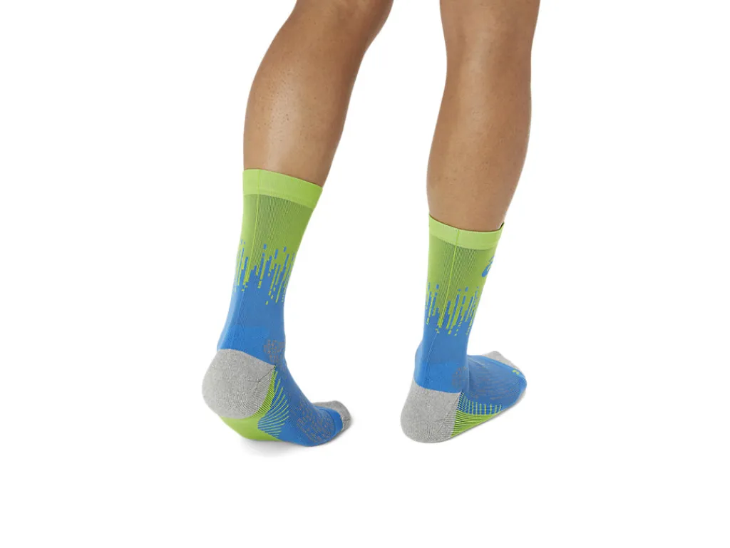 performance_run_sock_crew_5-8.webp ASICS Kleding | Hardlopen>PERFORMANCE RUN SOCK CREW Waterscape/Electric Lime