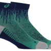 ASICS Hardlopen | Sokken>PERFORMANCE RUN SOCK QUARTER Aurora Green/Blue Expanse