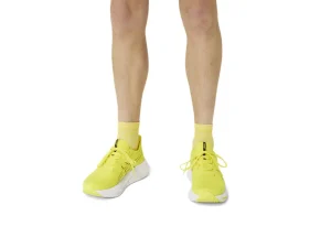 ASICS Hardlopen | Sokken>PERFORMANCE RUN SOCK QUARTER Bright Yellow/Blue Expanse