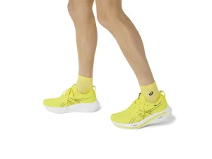ASICS Hardlopen | Sokken>PERFORMANCE RUN SOCK QUARTER Bright Yellow/Blue Expanse
