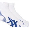 ASICS Kleding | Sokken>2PPK CUSHION RUN QUARTER SOCK Brilliant White/Asics Blue