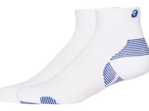 ASICS Kleding | Sokken>2PPK CUSHION RUN QUARTER SOCK Brilliant White/Asics Blue