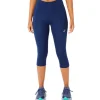 ASICS Kleding | Hardlopen>ROAD HIGH WAIST CAPRI TIGHT Blue Expanse