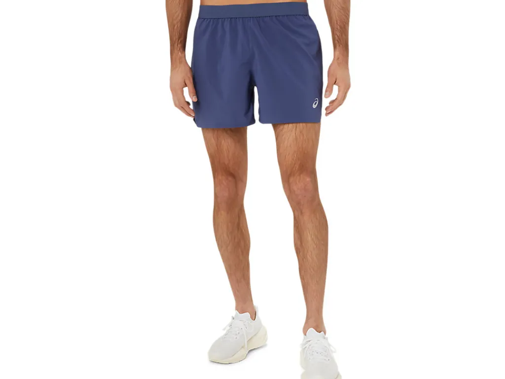 road_in_short_0-4.webp ASICS Kleding | Hardlopen>ROAD 5IN SHORT Thunder Blue
