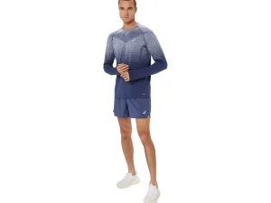 ASICS Kleding | Hardlopen>ROAD 5IN SHORT Thunder Blue