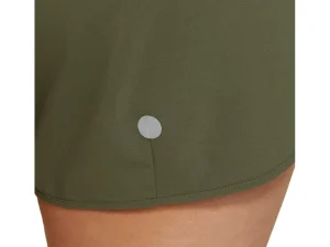 ASICS Kleding | Hardlopen>ROAD 3.5IN SHORT Mantle Green