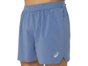 ASICS Kleding | Hardlopen>ROAD 2-N-1 5IN SHORT Denim Blue/Denim Blue
