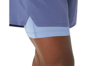 ASICS Kleding | Shorts>ROAD 2-N-1 7IN SHORT Thunder Blue/Denim Blue