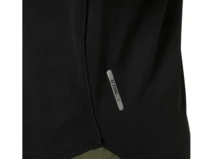 ASICS Kleding | Hardlopen>ROAD V-NECK SS TOP Performance Black