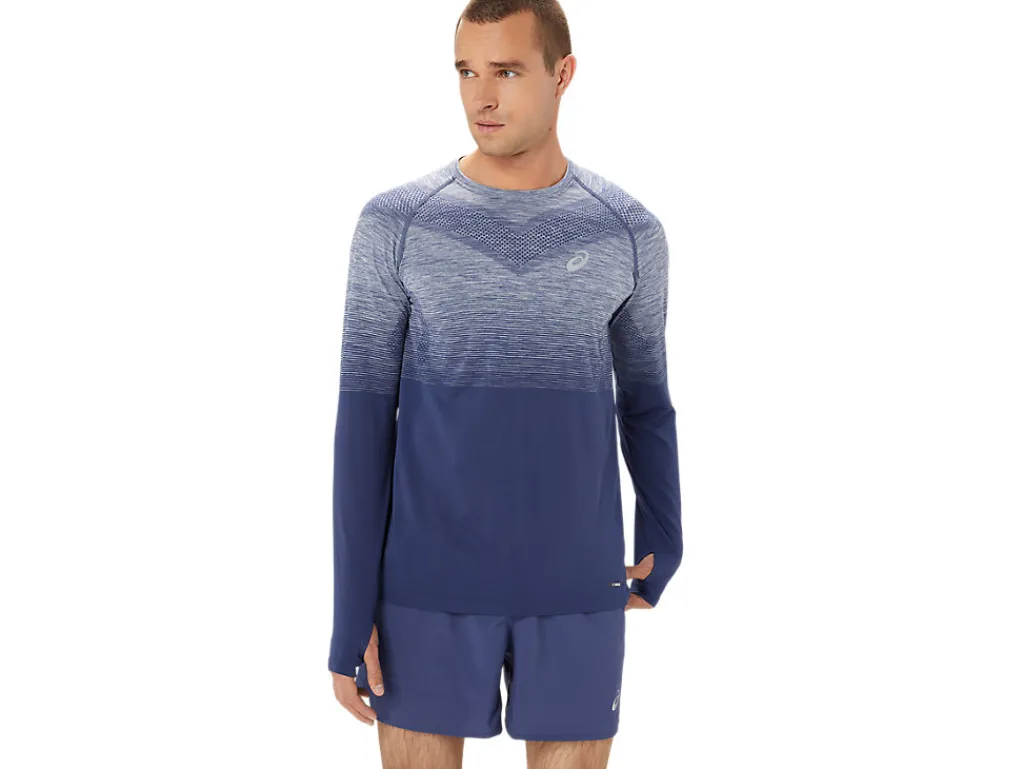seamless_ls_top_0-3.webp ASICS Kleding | Hardlopen>SEAMLESS LS TOP Thunder Blue/Denim Blue