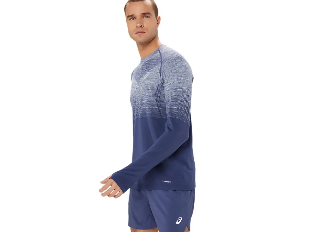seamless_ls_top_2-3.webp ASICS Kleding | Hardlopen>SEAMLESS LS TOP Thunder Blue/Denim Blue