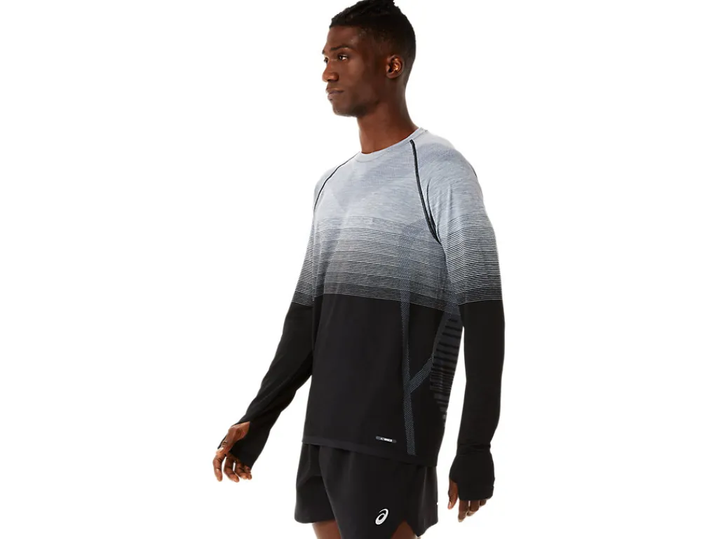 seamless_ls_top_2-4.webp ASICS Kleding | Hardlopen>SEAMLESS LS TOP Performance Black/Carrier Grey