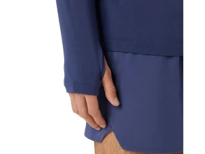 ASICS Kleding | Hardlopen>SEAMLESS LS TOP Thunder Blue/Denim Blue