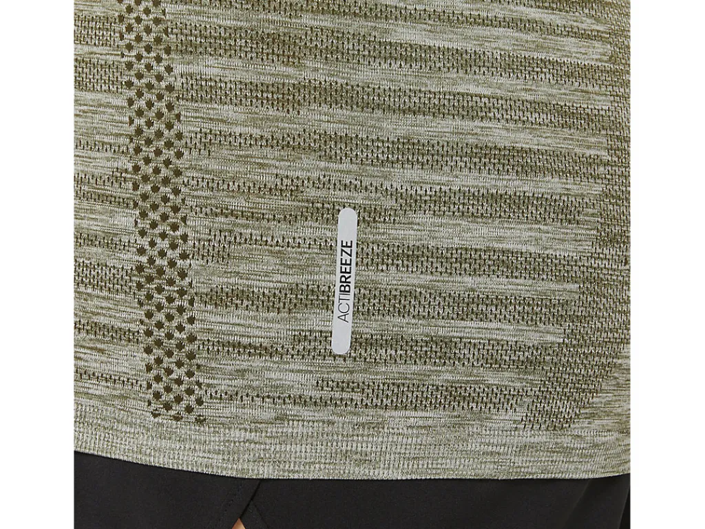 seamless_ls_top_4.webp ASICS Kleding | Hardlopen>SEAMLESS LS TOP Mantle Green/Olive Grey