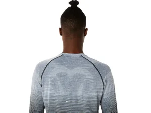 ASICS Kleding | Hardlopen>SEAMLESS LS TOP Performance Black/Carrier Grey