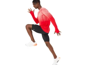 ASICS Kleding | Hardlopen>SEAMLESS LS TOP Classic Red