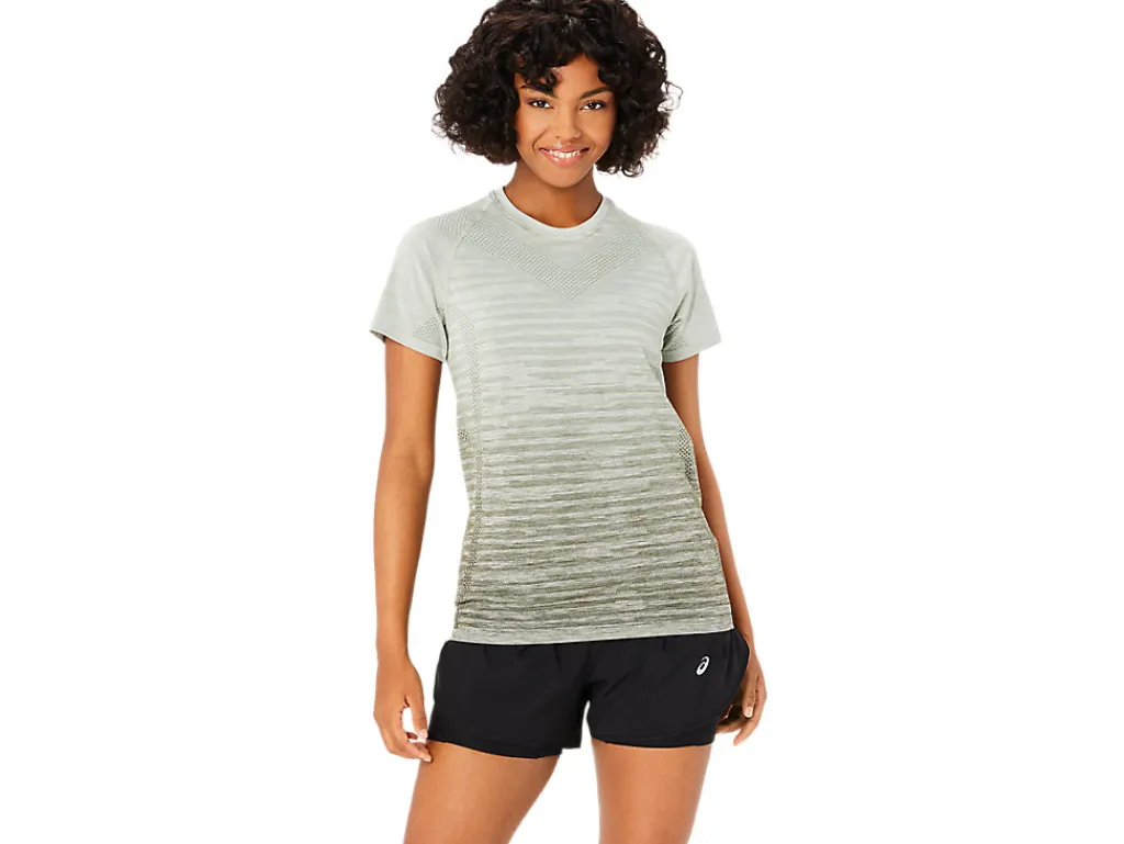 seamless_ss_top_0-1.webp ASICS Kleding | Hardlopen>SEAMLESS SS TOP Mantle Green/Olive Grey