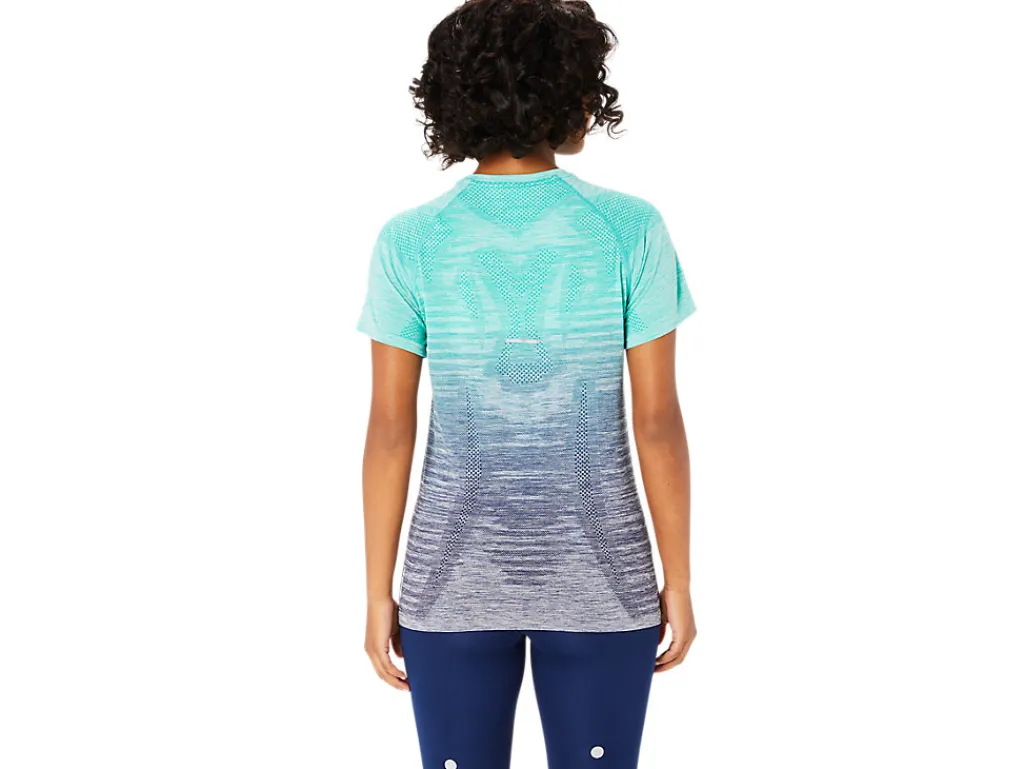 seamless_ss_top_1-3.webp ASICS Kleding | Hardlopen>SEAMLESS SS TOP Aurora Green/Blue Expanse
