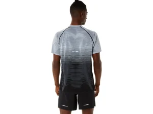 ASICS Kleding | Hardlopen>SEAMLESS SS TOP Performance Black/Carrier Grey