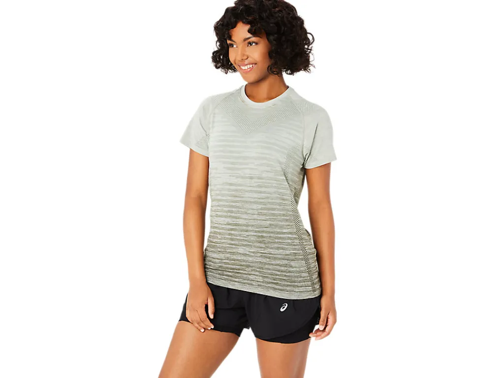 seamless_ss_top_2-1.webp ASICS Kleding | Hardlopen>SEAMLESS SS TOP Mantle Green/Olive Grey