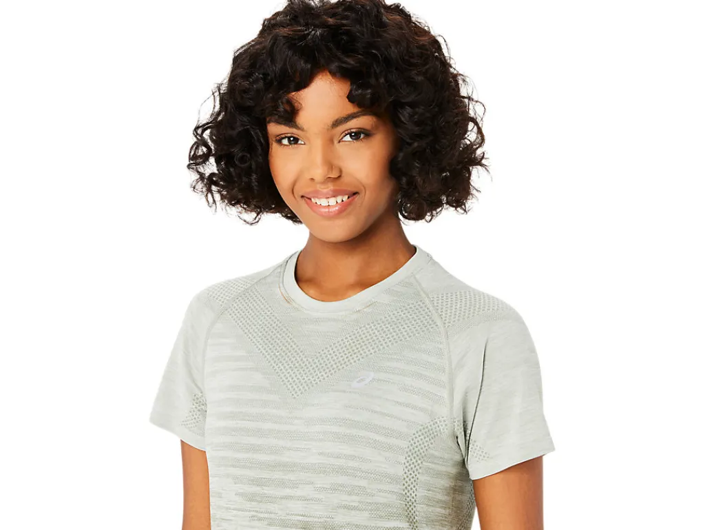 seamless_ss_top_3-1.webp ASICS Kleding | Hardlopen>SEAMLESS SS TOP Mantle Green/Olive Grey