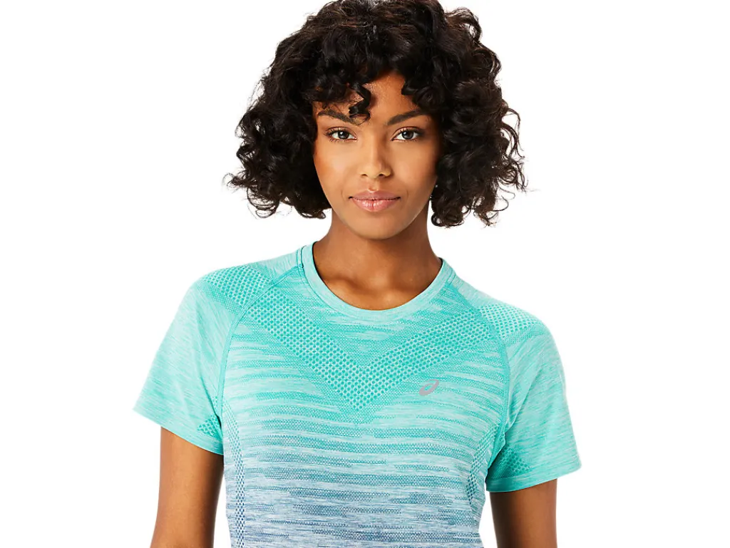 seamless_ss_top_3-3.webp ASICS Kleding | Hardlopen>SEAMLESS SS TOP Aurora Green/Blue Expanse